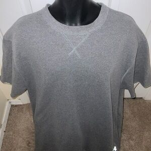 Men's Gray Crew Neck Shirt Terry XL